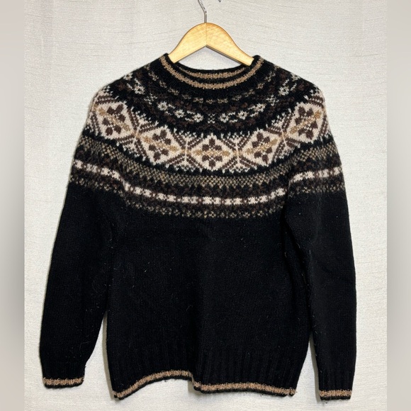 Eddie Bauer | VGUC Vintage! Fair Isle Nordic Wool Sweater, Large - Picture 1 of 7